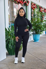 Cozy Me Up 3 Piece Cardigan Set - Black